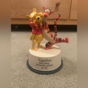 Disney Winnie The Pooh and Tigger *Together* Figurine. RARE